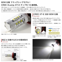 FD1/2 シビックセダン 80W LED フォグ ランプ バルブ H11 CIVIC 外装品 カーパーツ ライト_画像3