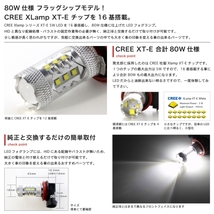 GJ系 アテンザワゴン 後期 80W LED フォグ ランプ バルブ H11 ATENZA MAZDA _画像3