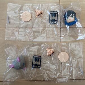 鬼滅の刃 ポケマケット 嘴平伊之助 嘴平伊之助素顔 鱗滝左近次 竈門炭治郎 我妻善逸 竈門禰豆子