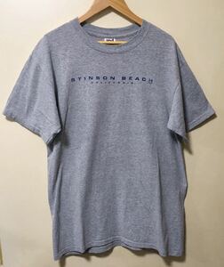 USA製 STINSON BEACH CALIFORNIA ロゴプリントTシャツ anvilボディ サイズ L