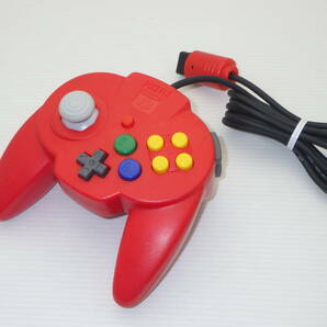 3 ◆即決◆ N64 ホリパッドミニ レッド ／ 赤 ◆ 動作品 13037の画像1