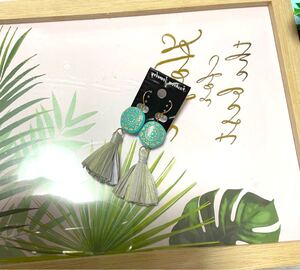 #ハンドメイドピアス#タッセル#フック(ステンレス)