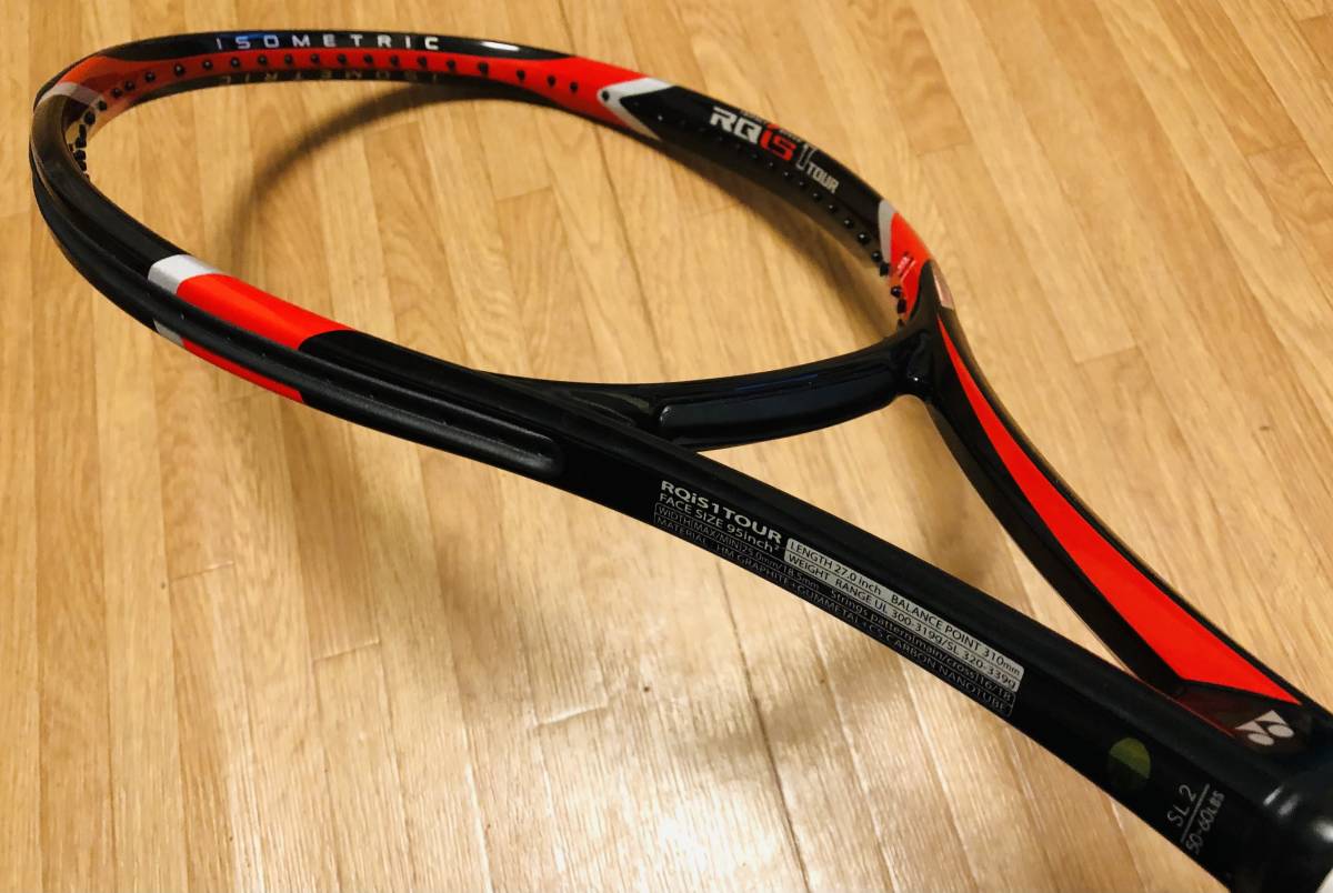 送料無料 未使用品 YONEX RQiS1 TOUR 95 ヨネックス アールキューアイエス1ツアー 95 SL 95sq レイトン・ヒューイット