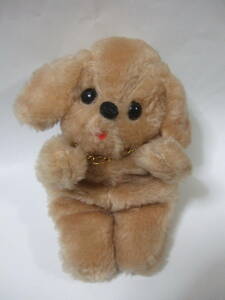 i. Showa Retro dog soft toy 