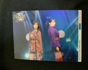 Juice=Juice 金澤朋子 松永里愛 2L生写真 Hello! Project ひなフェス2021 限定 Premier Seat 収録風景