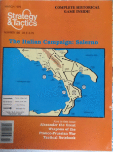 DG/STRATEGY & TACTICS NO.150/THE ITALIAN CAMPAIGN:SALERNO/駒未切断/日本語訳無し