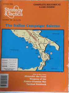 DG/STRATEGY & TACTICS NO.150/THE ITALIAN CAMPAIGN:SALERNO/駒未切断/日本語訳無し