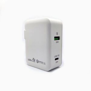 フリーダム FREEDOM FUSB-ACQCPD36WH [USB PD+QC3.0対応AC充電器18W]　未使用品　《送料無料》