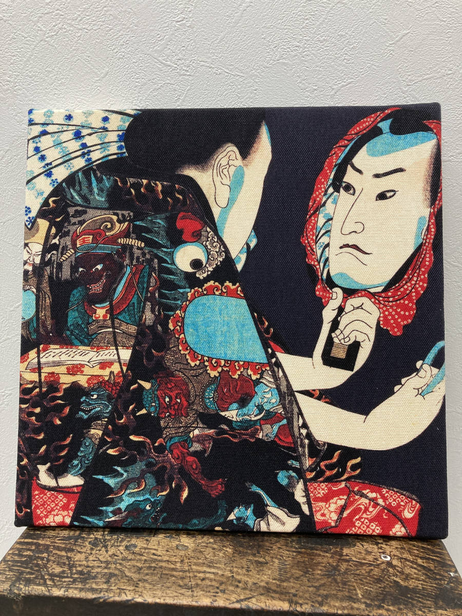 Utagawa Kuniyoshi Kuniyoshi Moyao Mann mit Nachnahme Karainu Gonbei Ukiyo-e Stoffbrett Leinwand, Malerei, Ukiyo-e, Drucke, Andere