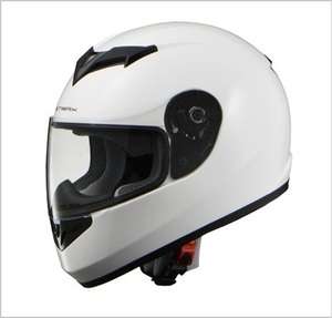 フルフェイスヘルメット　 STRAX SF-12　ホワイト　LL(61～62cm未満)サイズ　STRAX SF-12 WH LL リード工業