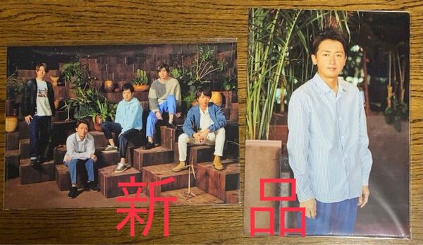 新品 嵐 アラフェス 2020 クリアファイル嵐集合B 大野智 2枚セット