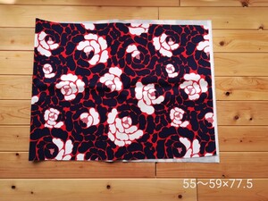 marimekko マリメッコ バラ 生地 PVC レア ハンドメイド 撥水 PVC ヴァラモンルース VALAMONRUUSU