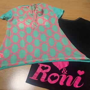 RONI tunic T-shirt 2 point set M size tops 