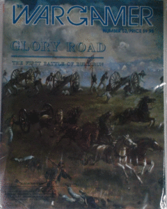 3Ｗ/THE WARGAMER NO.52/GLORY ROAD,THE FIRST BATTLE OF BULL RUN/駒未切断/日本語訳無し