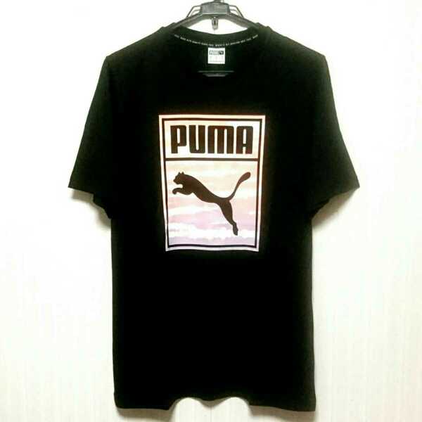 特価/未使用/PUMA/プーマ/半袖/Tシャツ/インポートサイズ/サイズ=M/胸囲=96～104cm/black×pink