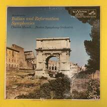 【Charles Munch/Boston Symphony Orchestra】Mendelssohn Italian and Reformation Symphonies★LP レコード★クラシック音楽_画像1