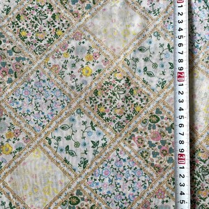 花柄 メッシュニット 生地 フラワー 花 メッシュ 布 ハギレ はぎれ ハンドメイド ニット生地 コットン