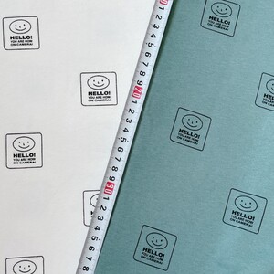 にこちゃん 薄手 裏毛ニット 生地 布 ハギレ はぎれ ハンドメイド ニット生地 コットン