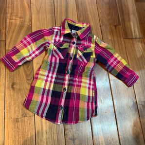 チェックシャツ 可愛い