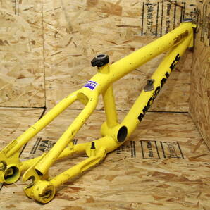 自転車 BMX 20インチ ストリート フレーム MORALES STREET FRAME YELLOW 送料無料 即決、中古 激レア物 の画像10