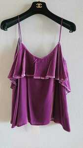 MYLAN* new goods *Y42,900* velour camisole F/ my Ran 