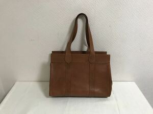  genuine article Calvin Klein CK original leather tote bag handbag business teka Boston back men's lady's tea Brown travel travel 