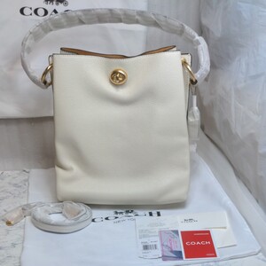 コーチ COACH 新作ショルダーバッグ チャーリーバケットバッグ ホワイト かわいい 新品未使用