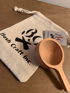 ブッシュクラフト麻袋&コーヒーメジャースプーンの2点セット