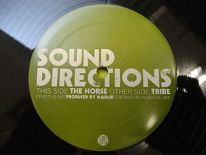 Sound Directions - The Horse / Tribe オリジナル原盤 12 Madlib グルーヴィ・ファンク SOUL 視聴