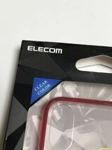 匿名送料込みiPhoneX iPhoneXS用カバー ケース 赤 レッド 背面クリア 日本メーカーガラス採用　新品iPhone10 アイホンX アイフォーンXS/GI5_画像3
