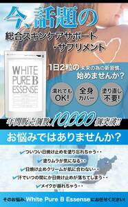 White Pure B Essense// skin care support 