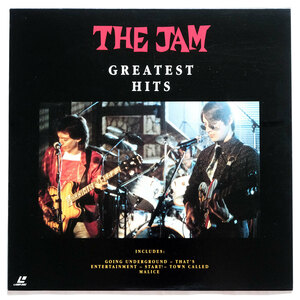 {LD/ sticker explanation .. post card attaching }The Jam*Greatest Hits* The jam * gray test video hitsu/Video Snap!/ laser disk 
