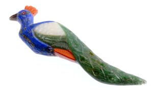 Галерея мегуми натуральный камень птица павлин мотифроза A3 птица