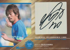 Jカード 2007TE 杉山新 ヴァンフォーレ甲府 直筆サイン カード ☆柏 大宮 横浜FC 岐阜