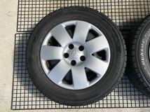 三菱 純正 215/60R16 6J+48位 5穴 PCD114.3 16インチ 2005年製 スタッドレスタイヤホイール 4本セット 185_画像4