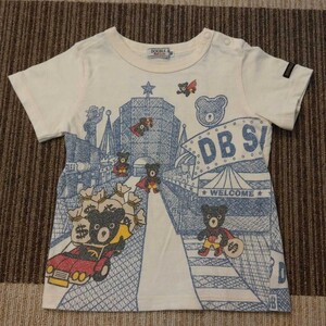 ダブルビー ミキハウス 半袖Tシャツ 90cm 【記名あり】