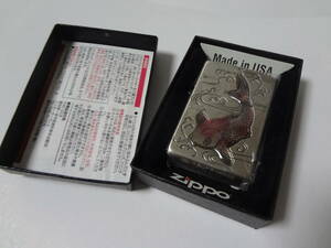 鯉 デザイン エポキシ レッド 63380198 ZIPPO 展示未使用品