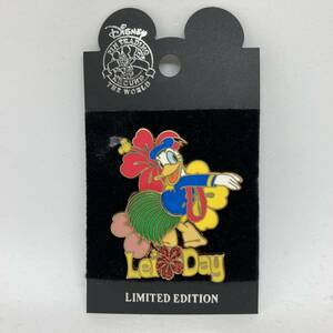 ♪♪ 308 DLR Disneyland アメリカ ピンバッジ ドナルド レイデイ Lei Day Donald ピン 1500個限定 2003年