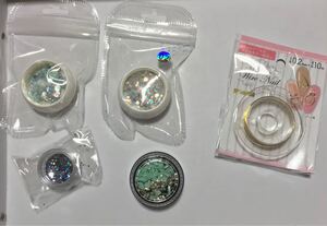 ネイル シェル シェルストーン ホログラム ラメ レジン 封入 パーツ 素材 材料 まとめ売り セット