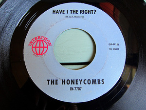 THE HONEYCOMBS●HAVE I THE RIGHT?/PLEASE DON’T PRETEND AGAIN INTERPHON RECORDS IN-7707●210523t2-rcd-7-rkレコード7インチUS盤