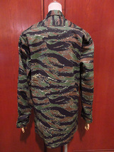 ビンテージ●DEADSTOCK GUNG HOタイガーストライプジャケットsize S●210524f6-m-jk-mlt古着カモ柄迷彩民生品デッドストックガンホー_画像2