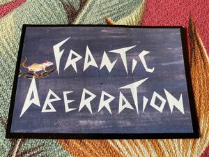 FRANTIC ABBERATION sticker rhinoceros kobi Lee rockabilly 