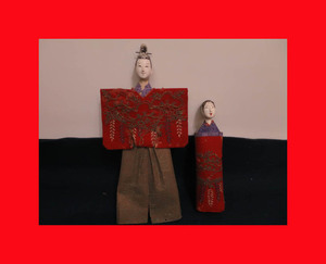 Art hand Auction : [Musée de la poupée] Poupée debout E-168 Hina Dolls, Accessoires Hina, Palais Hina. Makie Hina, saison, Événements annuels, Fête des poupées, Poupées Hina