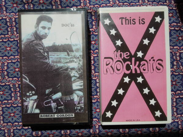 VHSビデオ　２本セット　The Rockats / Robert Gordon ロカビリー