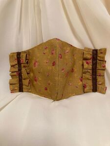 立体インナー ルシアン 薔薇柄 小花柄 フリル ハンドメイド