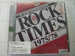 ZOUNDS（ザウンズ）CD： (Vol.6)ROCK TIMES plus 1975/78 新品 コレクターズアイテム