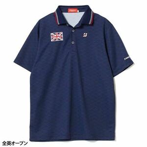 定価11000円 ブリヂストン 半袖シャツ TOUR B半袖シャツ メジャーコレクション 全英オープン Mサイズ 新品 3GJT1A