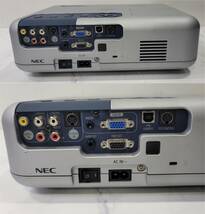 □ [ランプ残量89％] NECビューテク データプロジェクター VT460J(ビューライトVT460) 専用ケース付き_画像6