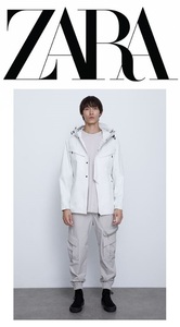 ※新品・即完売※★ZARA★テクニカルカーゴパンツ/ライトグレー(ベージュ)/M/5862-460/⑤【在庫ラスト】