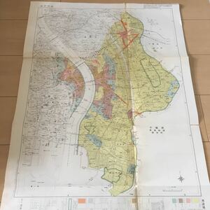 (23) 昭和44年6月 東京都江戸川区 都市計画図 用途地域 / 高度地区 / 都市計画街路 / 都市計画公園